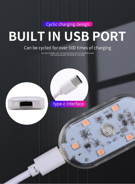 Car Mini Touch Light USB Charging
