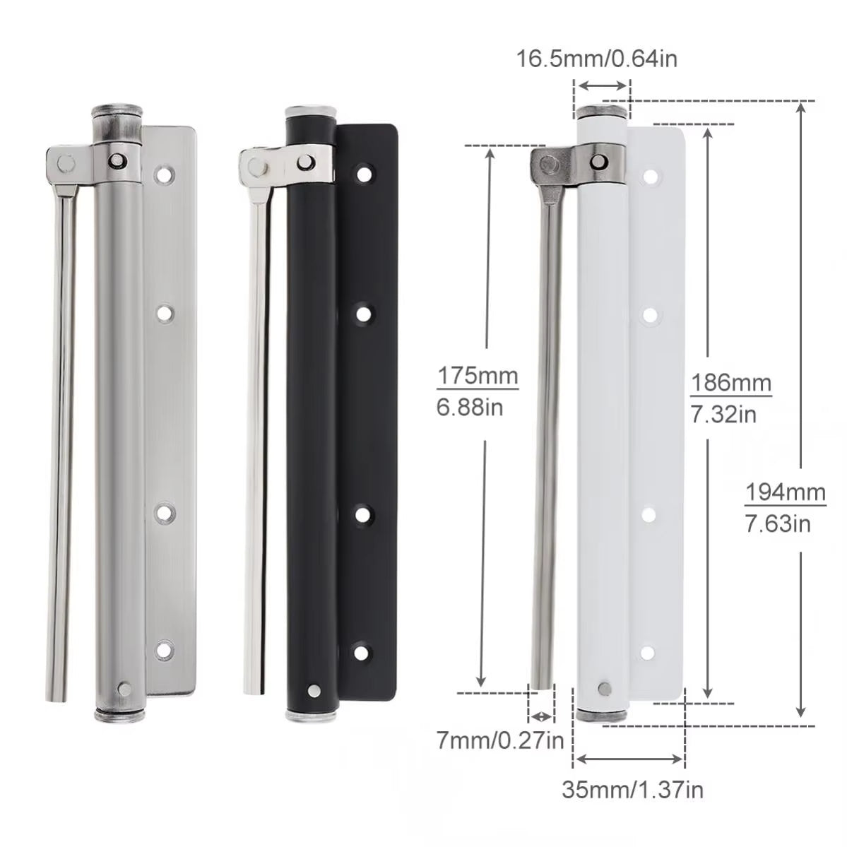 Door Closers Stainless Steel Simple Automatic Door Closer
