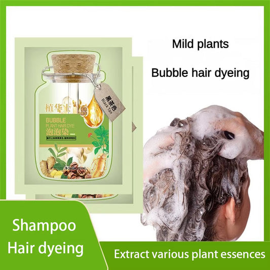 pack of 10 Pure Natural Herbal Hair Dye Shampoo