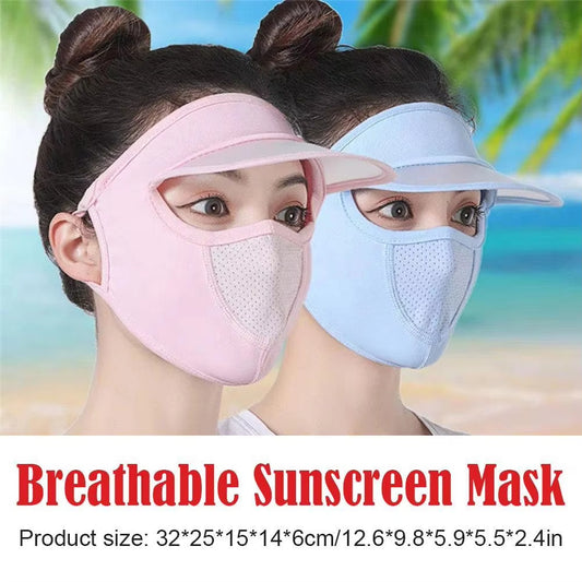 Anti UV  Full Face Coverage Sun Protection Mask