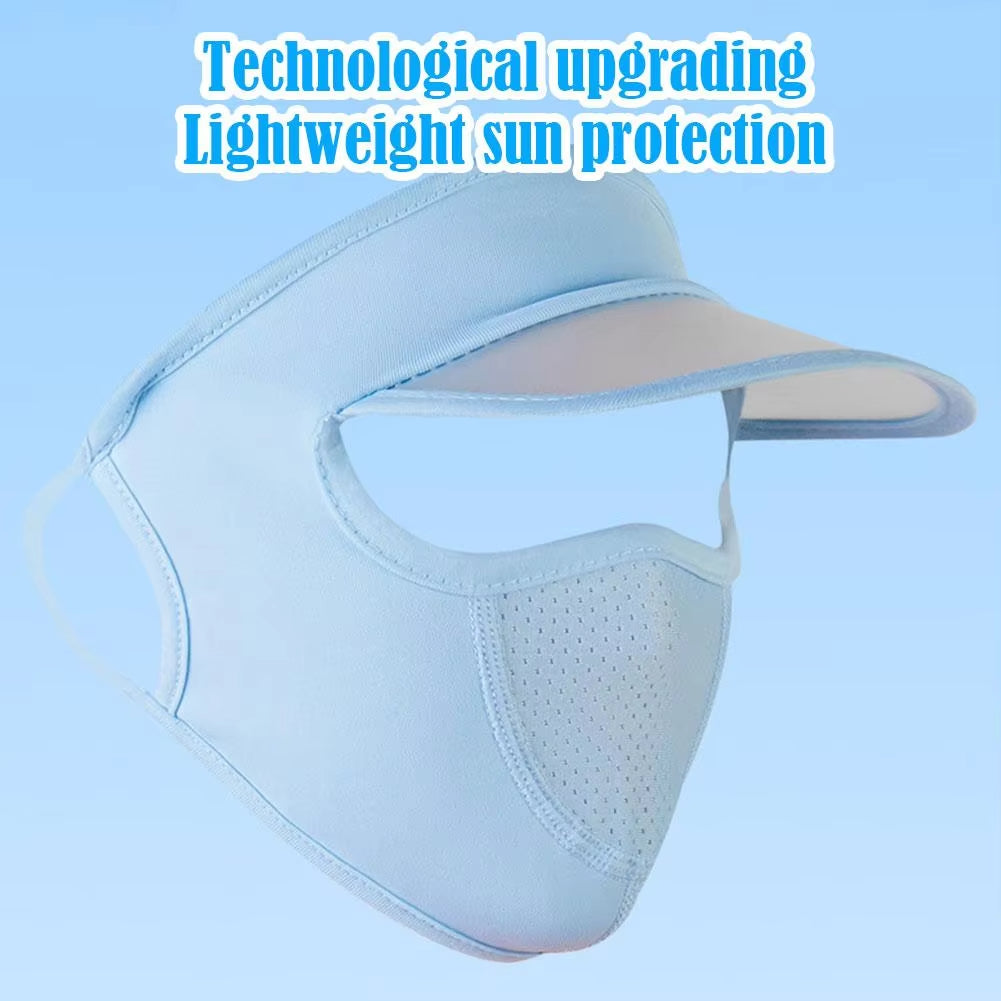 Anti UV  Full Face Coverage Sun Protection Mask