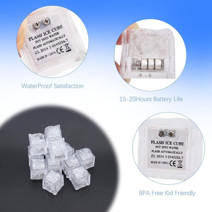 Multi-Color LED Ice Cubes