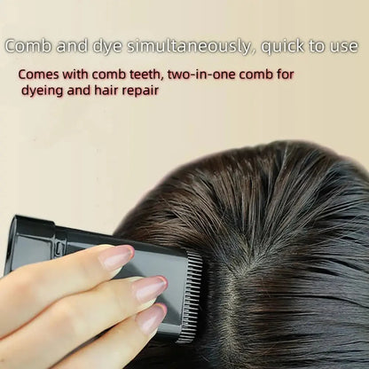 Quick Root Touch-Up Dye Comb 🖤⚡