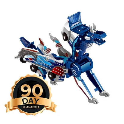 2-in-1 Magnetic Cars That Transform into Dragon and Unicorn