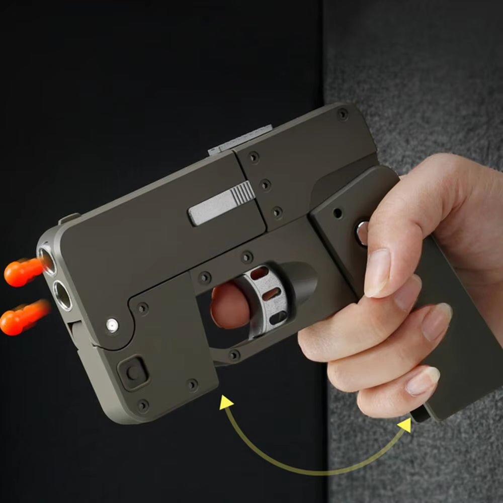 iPhone Folding Gun Soft Bullet Toy