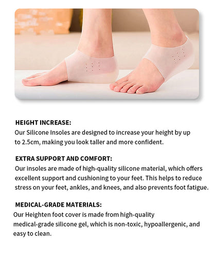 Silicone gel Height Increase Insoles