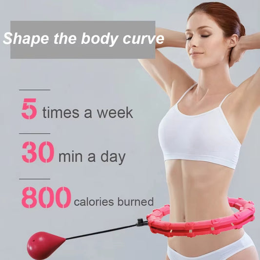 Adjustable Weighted Hula Exercise Hoops