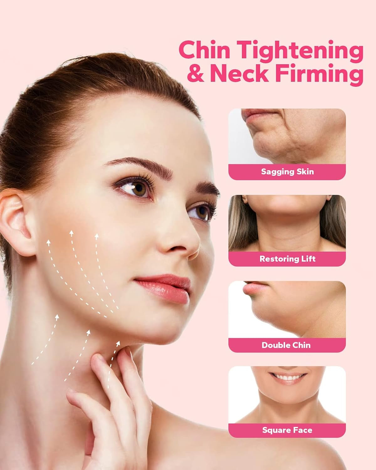 💖 V Face Lift Band – Double Chin Face Lifting Belt 👑