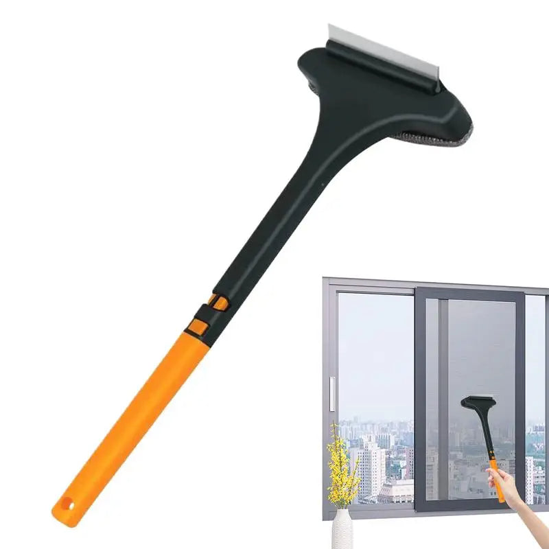 Long Handle Anti-mosquito Screen Brush Window Washing Brush Dust Removal