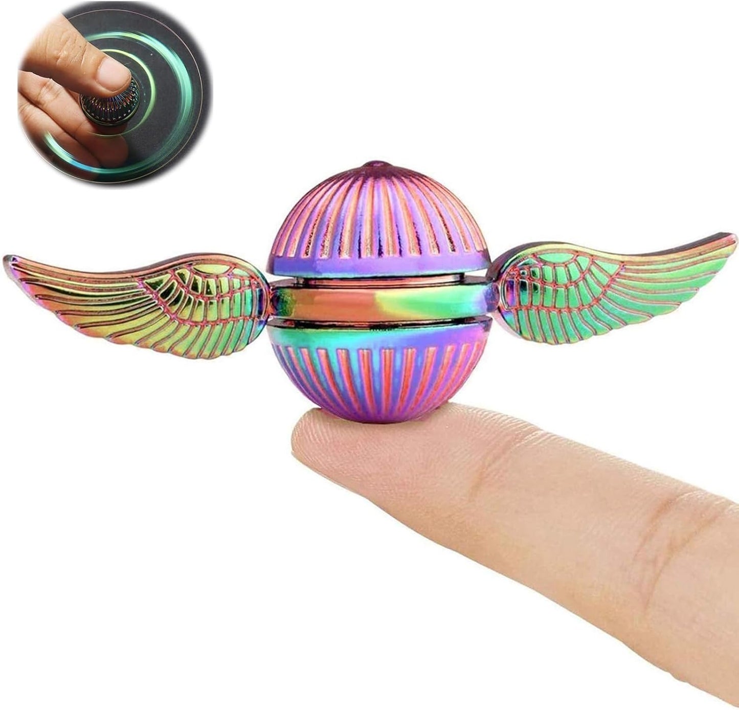 Stress Relief Metal Wings Spinner
