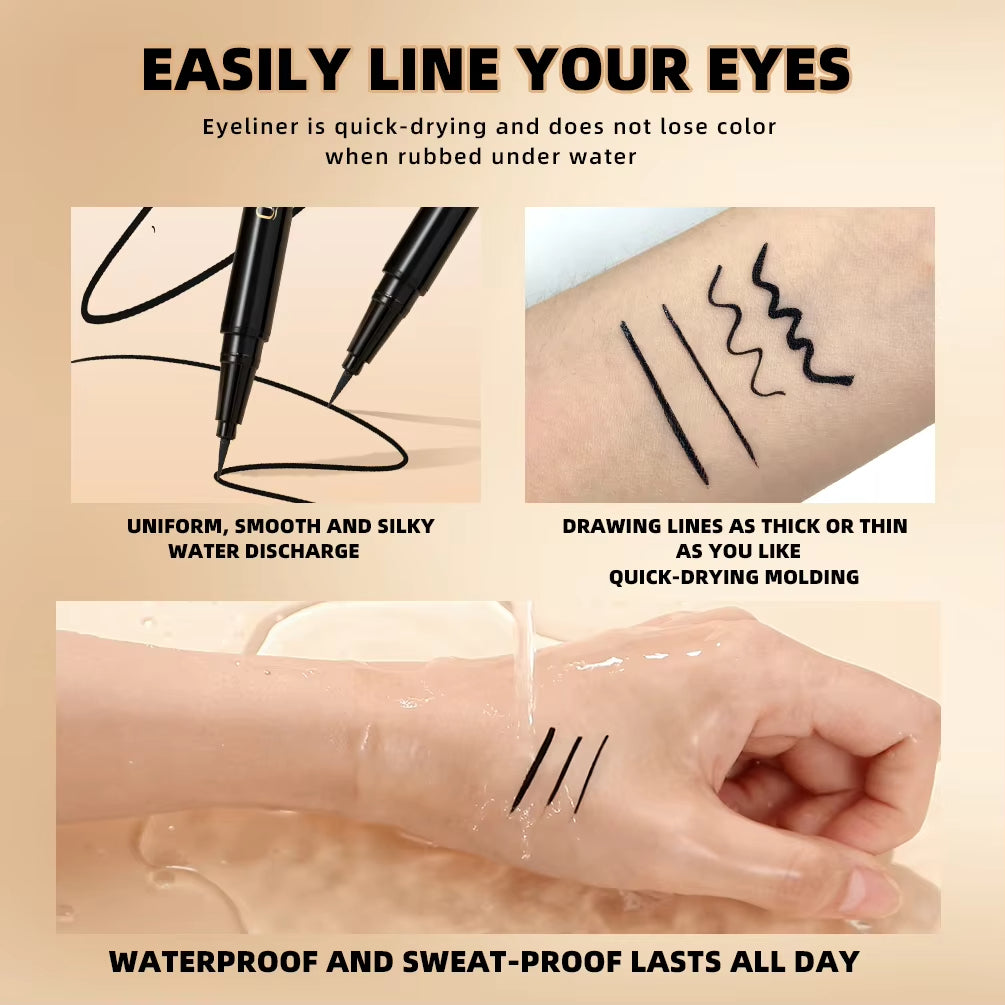 Neyah Long-lasting 2 in 1 Noir Lash Adhesive Eyeliner