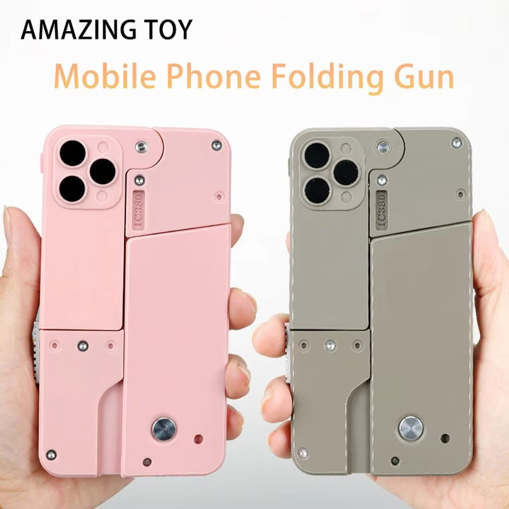 iPhone Folding Gun Soft Bullet Toy