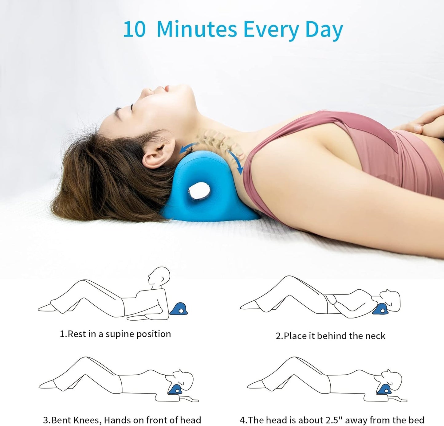 Neck Stretcher for Neck Pain Relief and Shoulder Relaxer