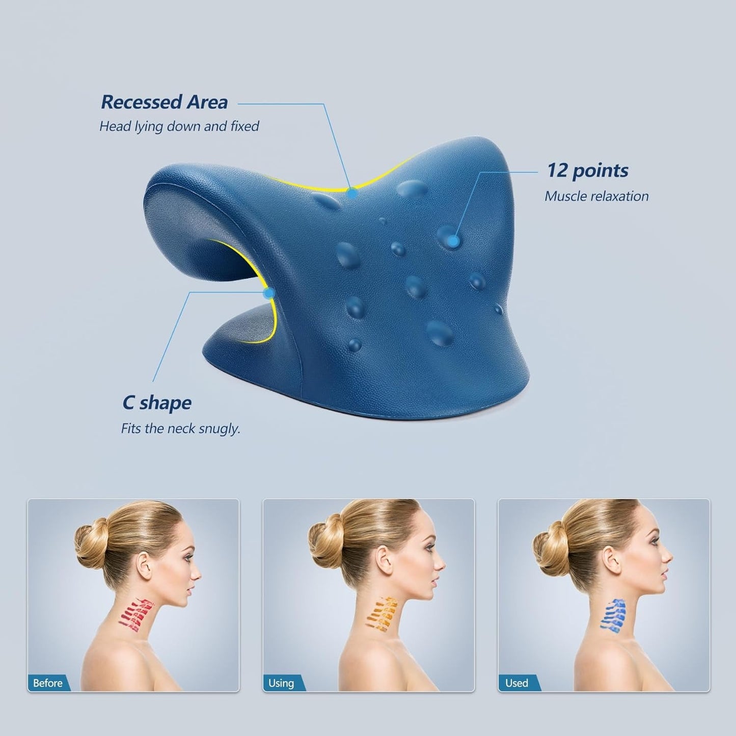 Neck Stretcher for Neck Pain Relief and Shoulder Relaxer