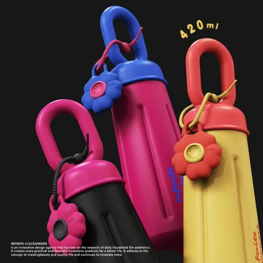 Girls Portable Stainless Steel Insulated Sports  Water Bottle