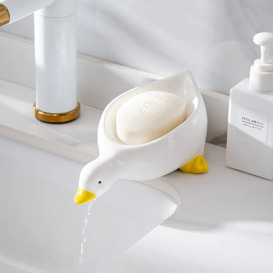 Cute Duck Shape Soap Dish