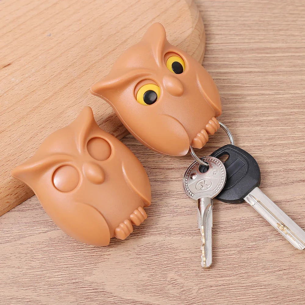 3 PCS Owl Key Holder - Automatic Open Close Eyes