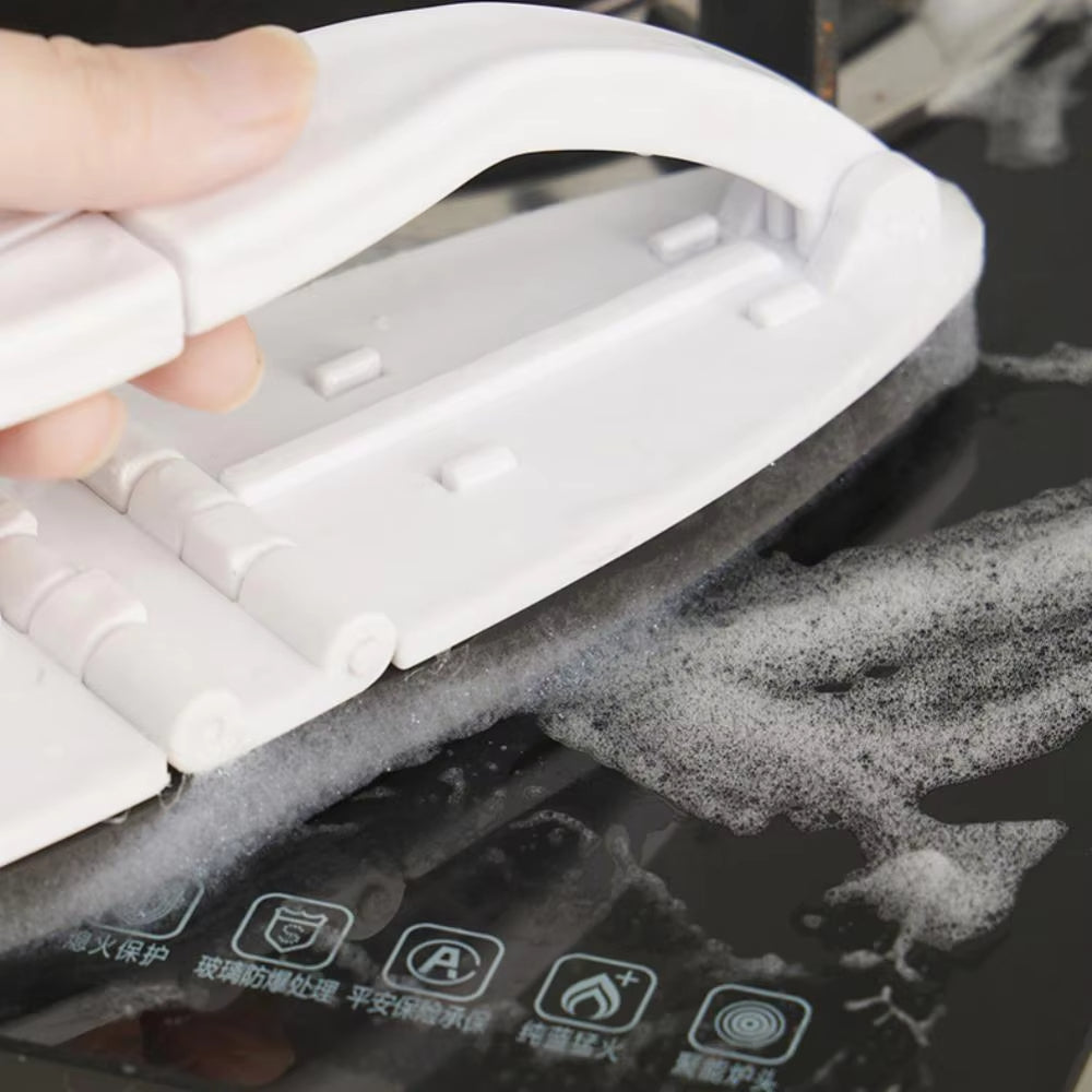 Foldable Kitchen Cleaning Brush With Handle