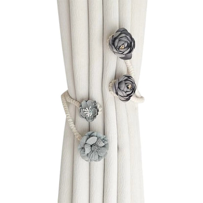 Flower Curtain Tiebacks pack of 2