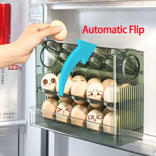 Portable Multi-Layer Egg Tray Organizer