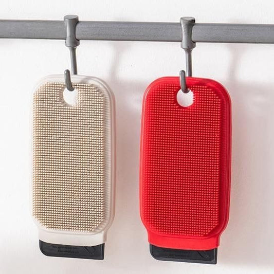 Silicone Scrub and Scraper Kitchen Tool 🧽🍳