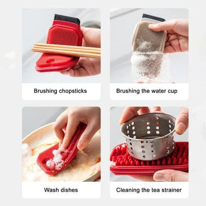 Silicone Scrub and Scraper Kitchen Tool 🧽🍳