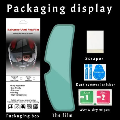 Anti Rain Films for Motorcycle Helmet Anti-Raining Stickers