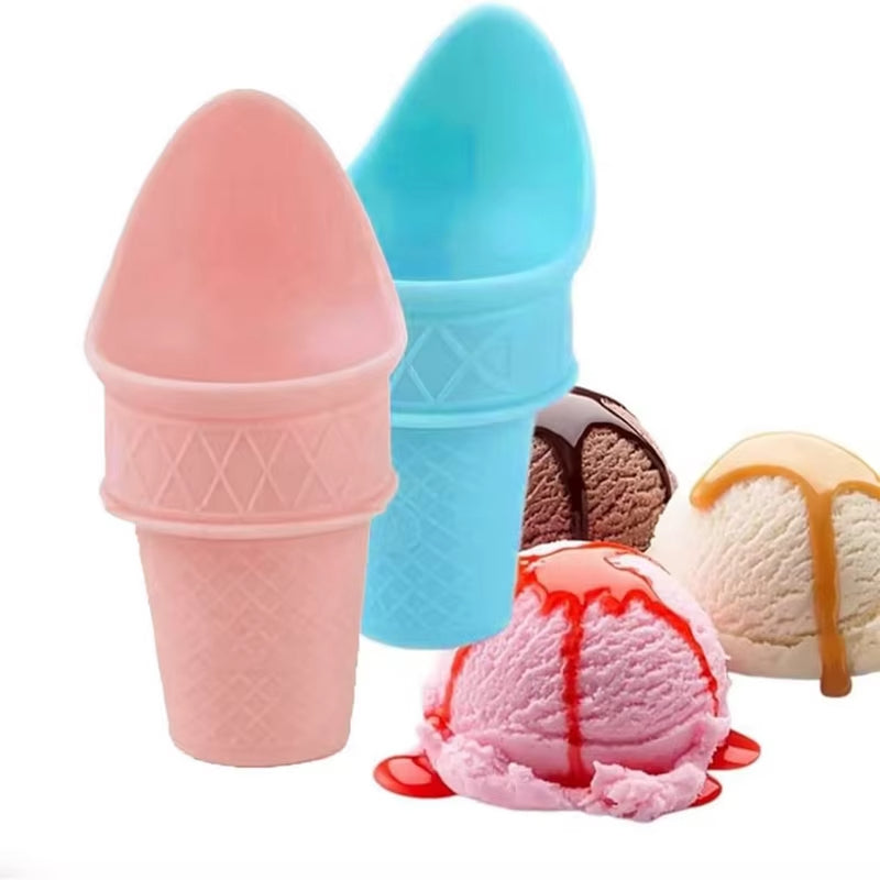 4Pcs Ice Cream Cup Ice Cream Cone