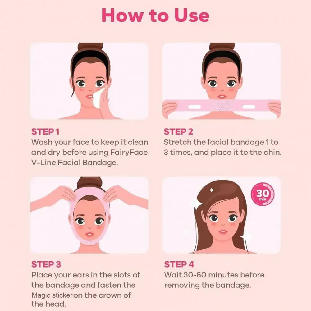 Women Face Slimming Bandage Face Lifting Band V Line Shaper Chin Cheek