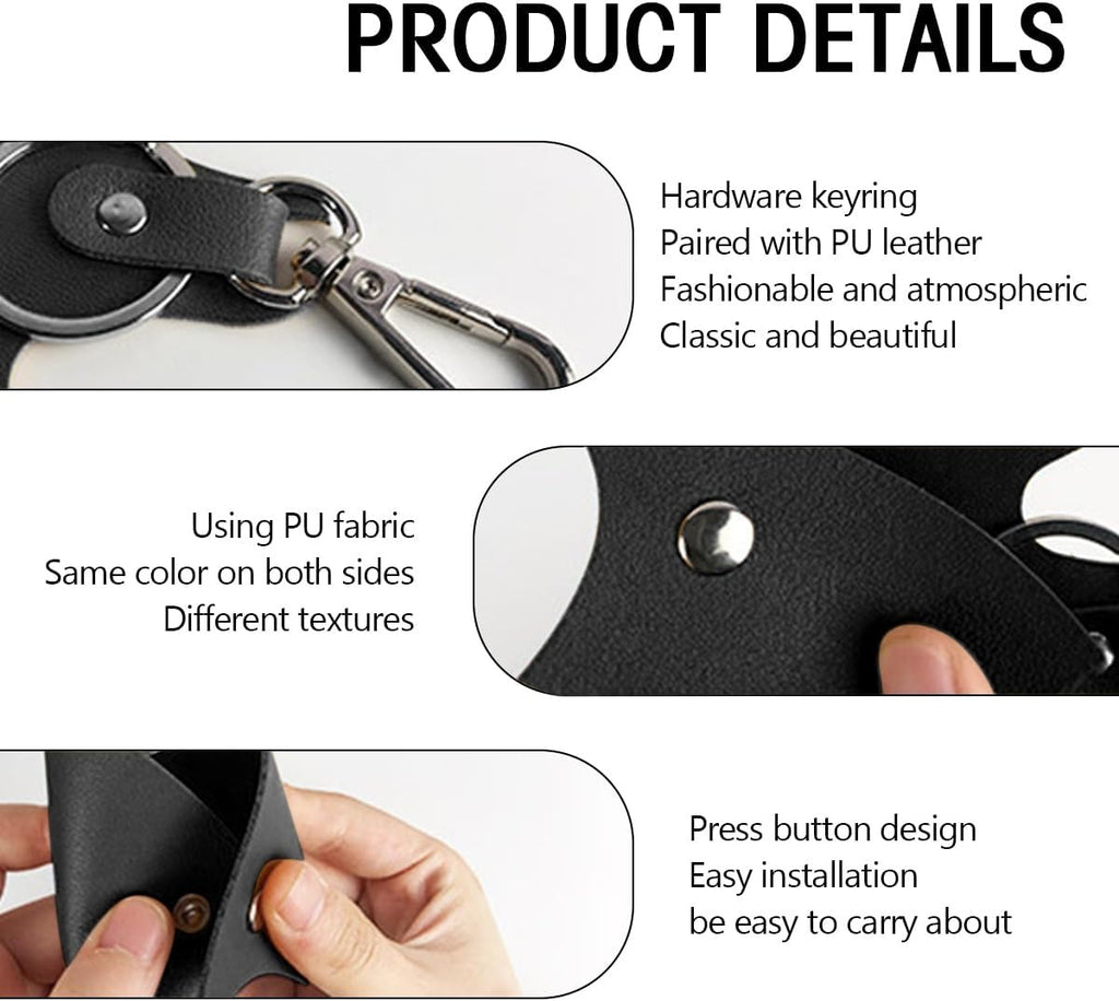 Batman Leather Keychain 🦇🔑