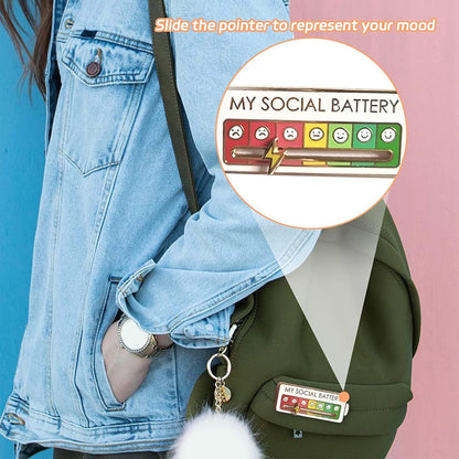 My Social Battery Sliding Badge ⚡😄