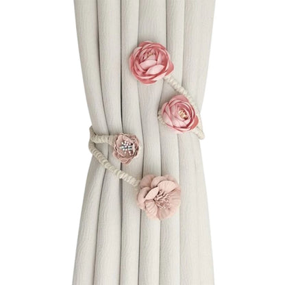 Flower Curtain Tiebacks pack of 2