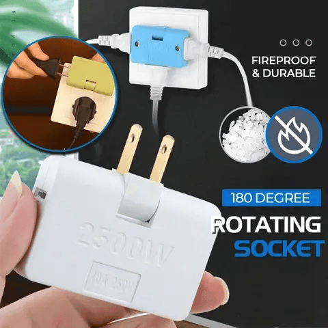 Rotating Socket Base 3 In 1 Rotating Socket 180 Degree (PACK OF 2) – Distinct Pk