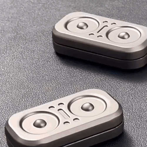 Fidget Spinner Owl Metal Fidget Slider Decompress Magnetic Toy