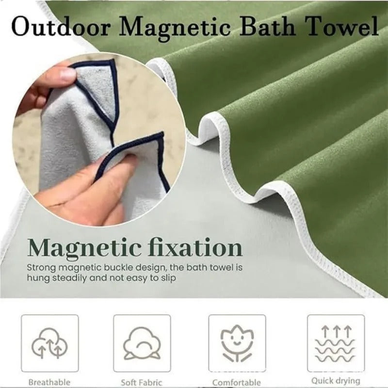 Multifunctional Outdoor Magnetic Bath Towel