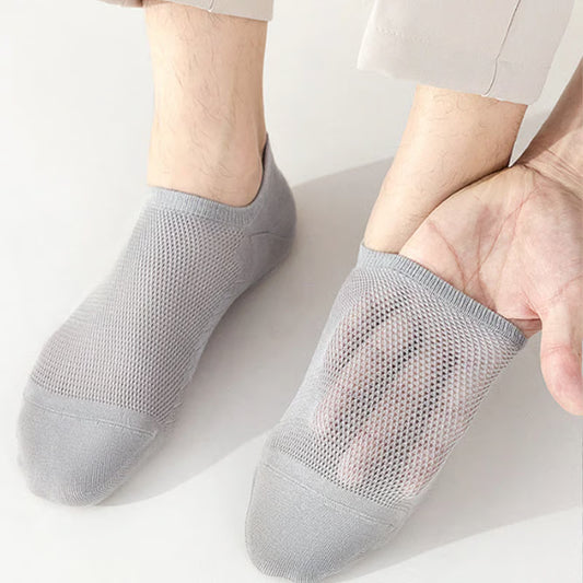 💗Unisex Solid Color Mesh Breathable Socks