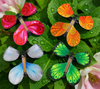 🦋 Flying Butterfly Toy – Wind-Up Fluttering Butterfly for Kids