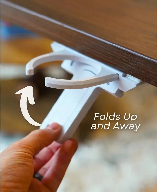 Fold Out Desk Cupholder