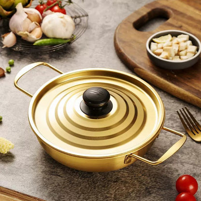 Stainless Steel Cooking Pot (With Lid)
