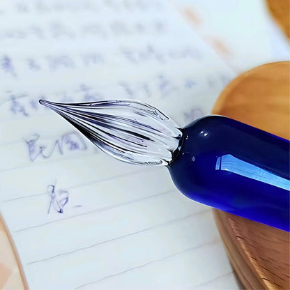 Crystal Glass Writing Pen – Elegant Calligraphy Pen