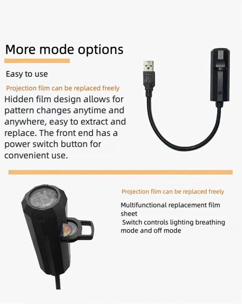 Starry sky projection light