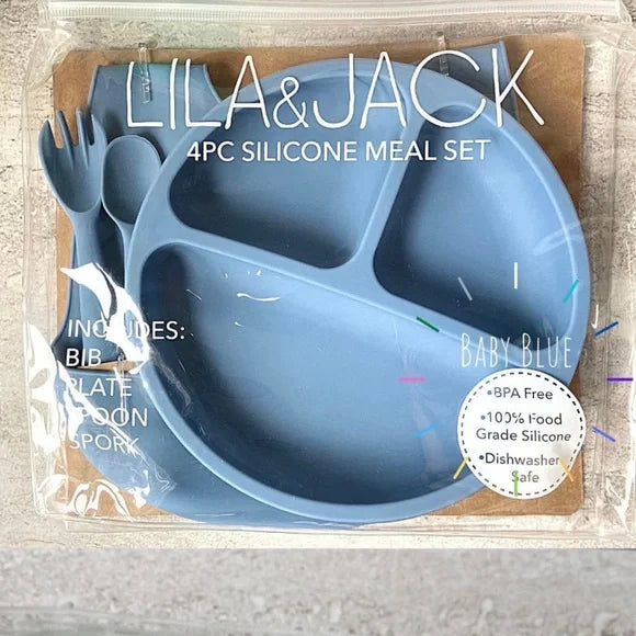 Lila & Jack - 4 pc Silicone Meal Set