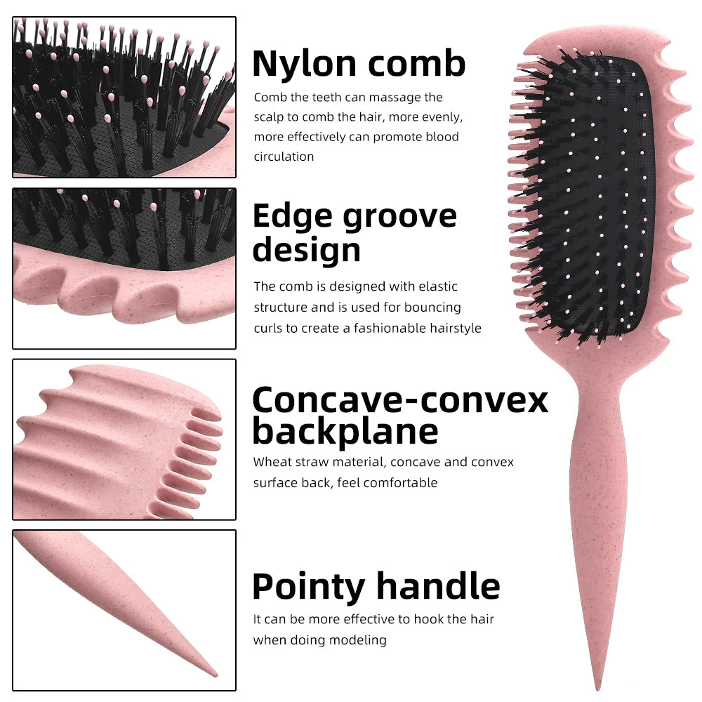 Detangling Curly Styling Hair Brush