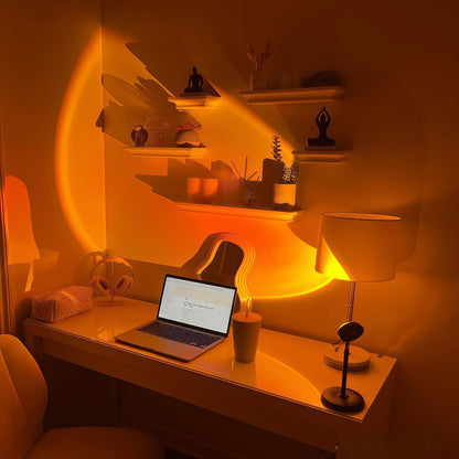 RGB 16 Color Sunset Lamp - Give your Room a classy Sunset vibe