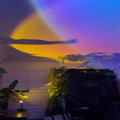 RGB 16 Color Sunset Lamp - Give your Room a classy Sunset vibe