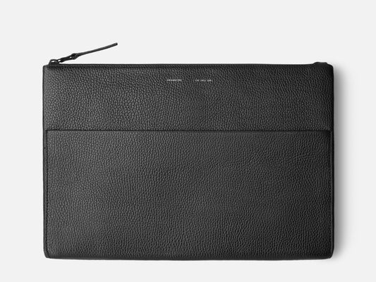 Leather Folio Laptop Bag